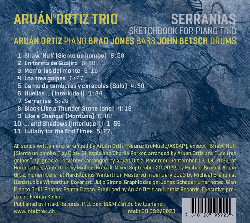 Serranias: Sketchbook for Piano Trio