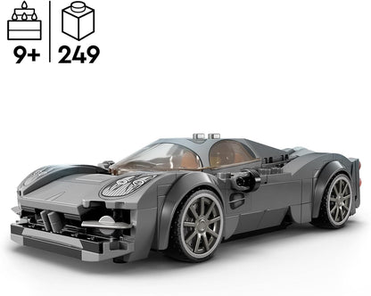 LEGO Speed Champions Pagani Utopia Race Car Toy Model Building Kit, Italian Hypercar, Collectible Racing Vehicle, 2023 Set 76915 Single