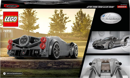 LEGO Speed Champions Pagani Utopia Race Car Toy Model Building Kit, Italian Hypercar, Collectible Racing Vehicle, 2023 Set 76915 Single