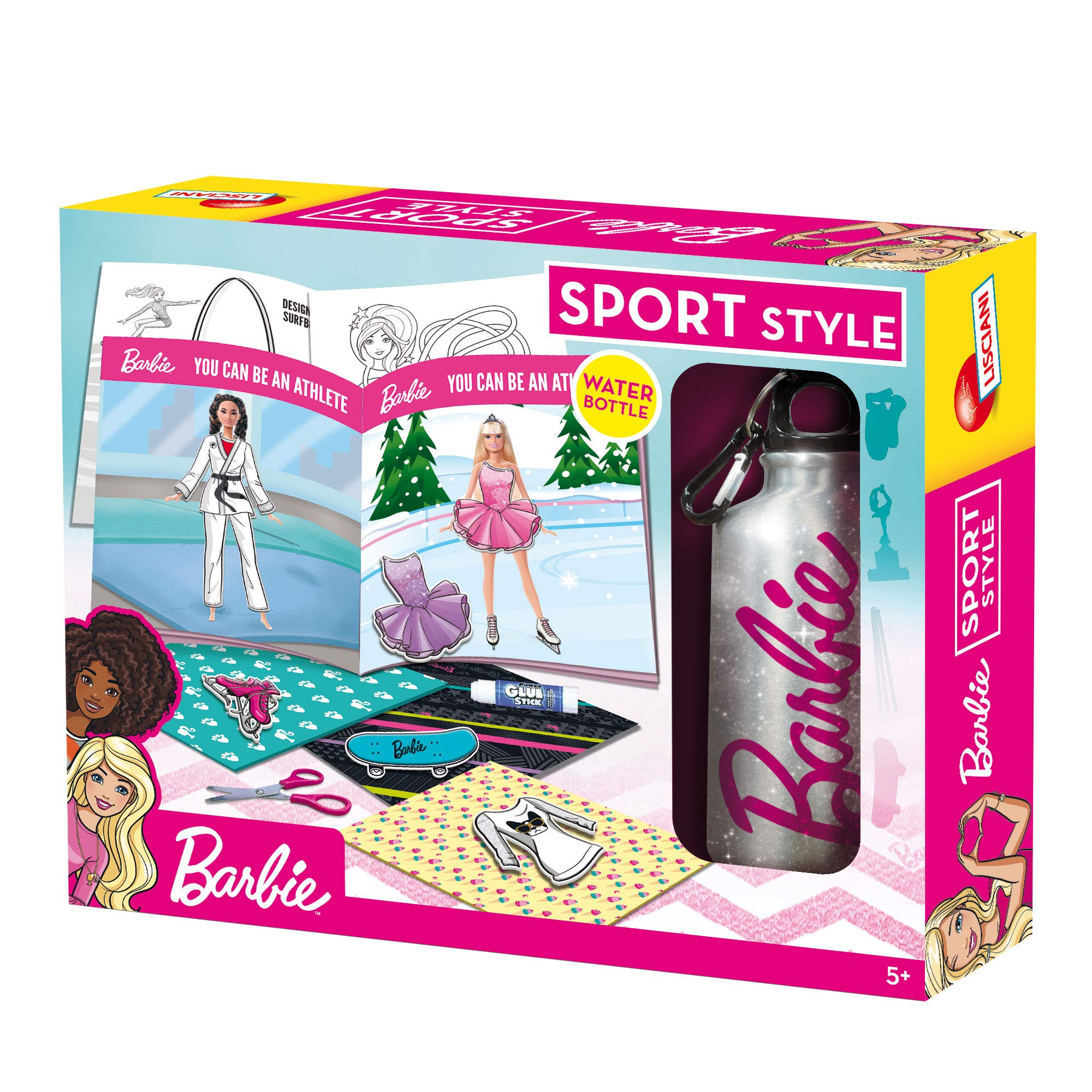 Lisciani 82650 Barbie Sport Style mit Wasserflasche