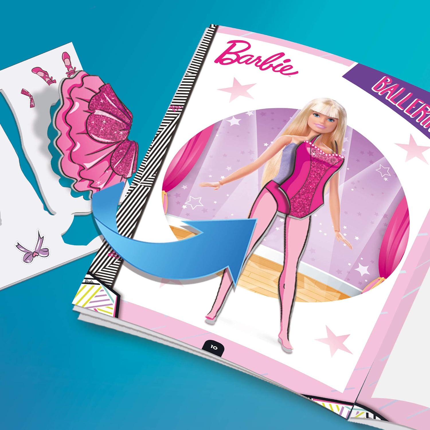 Lisciani 82650 Barbie Sport Style mit Wasserflasche