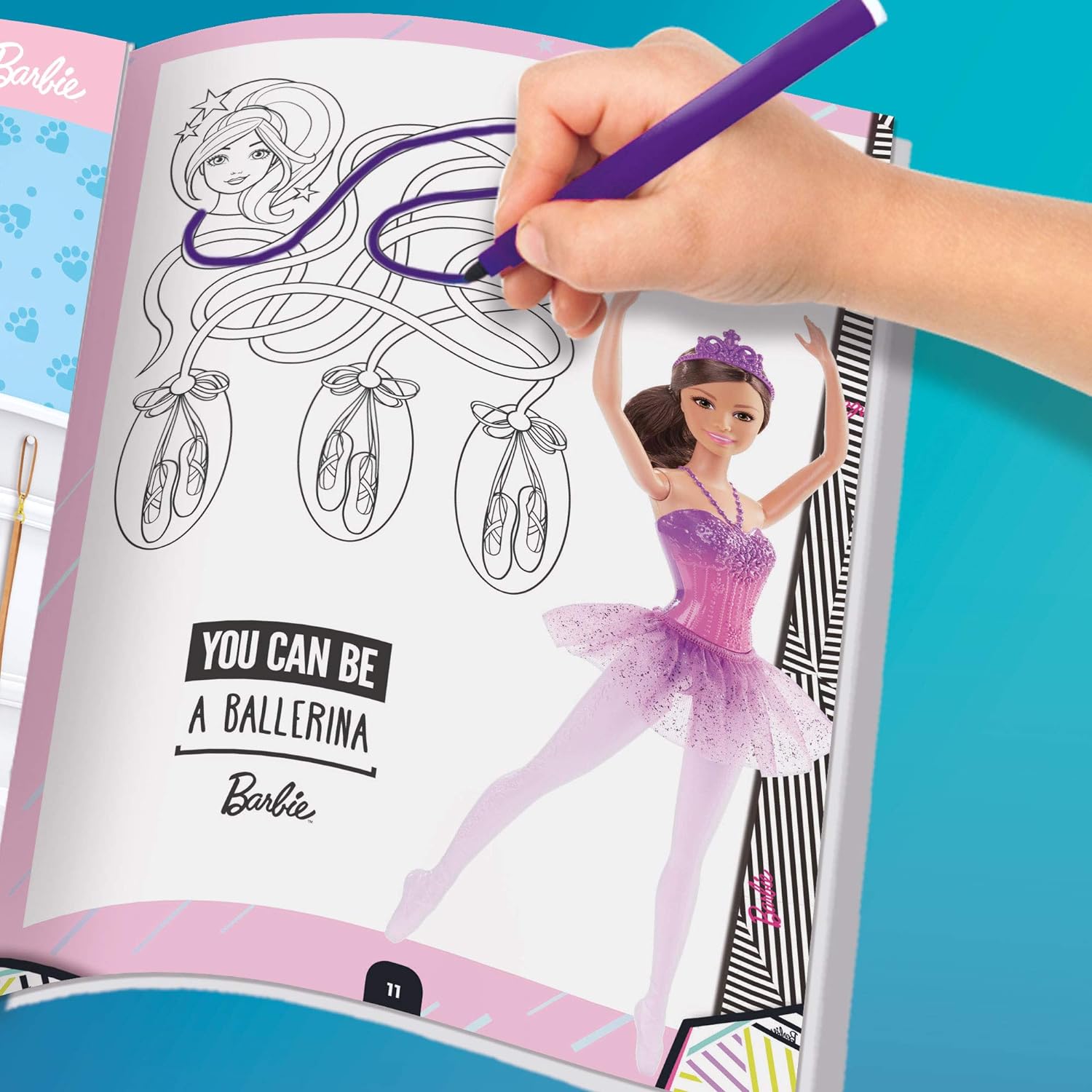Lisciani 82650 Barbie Sport Style mit Wasserflasche
