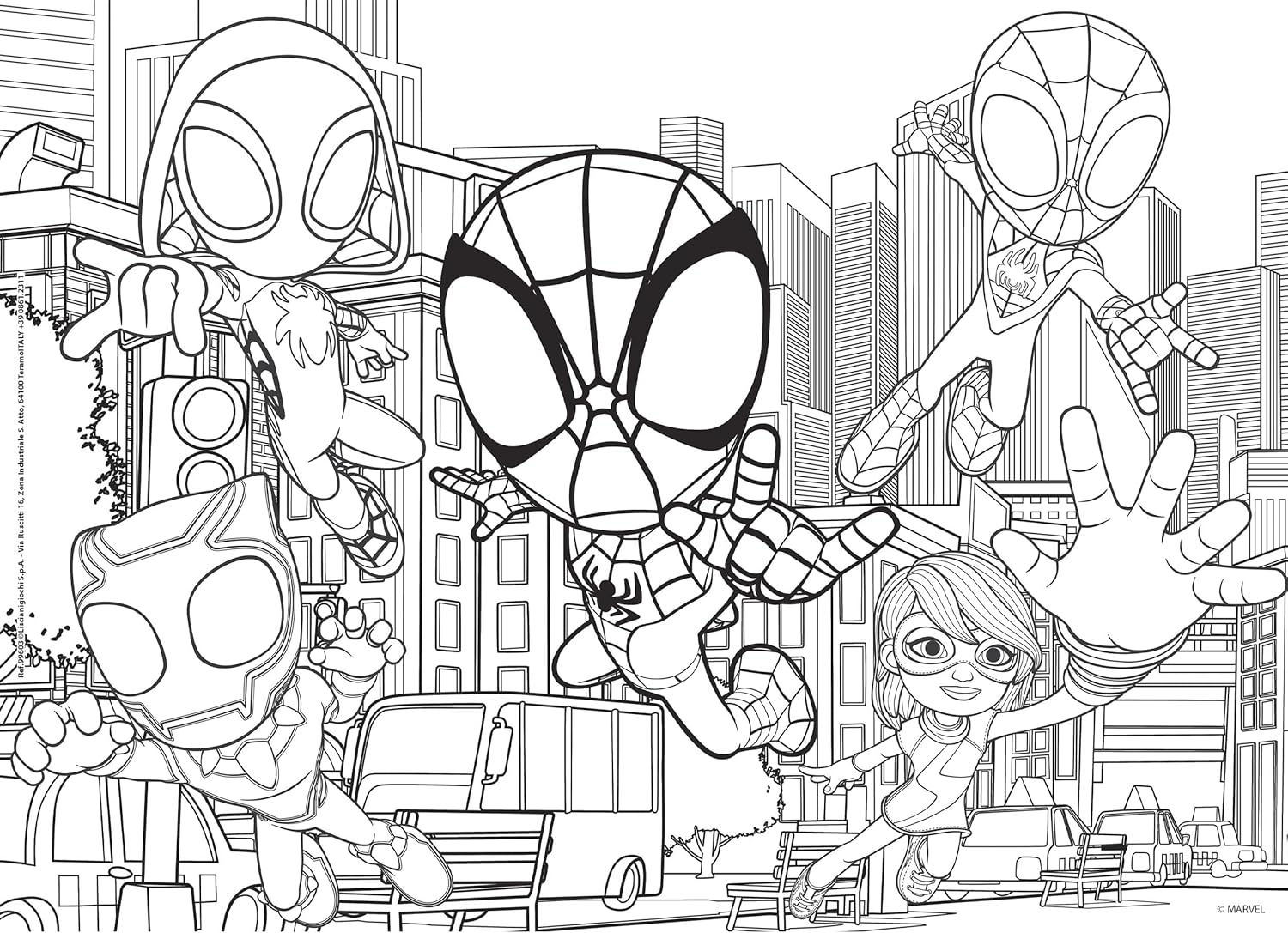 Liscianigiochi 99603 Lisciani Games Marvel Puzzle DF M-Plus 24 Spidey