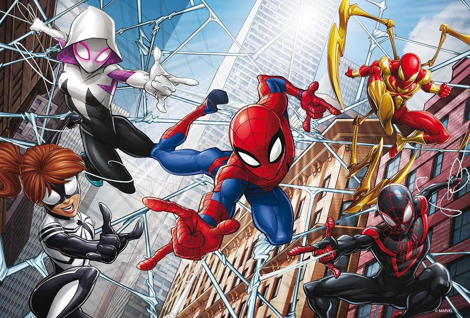Liscianigiochi 99689 Lisciani Spiele Marvel Puzzle DF Plus 60 Spiderman