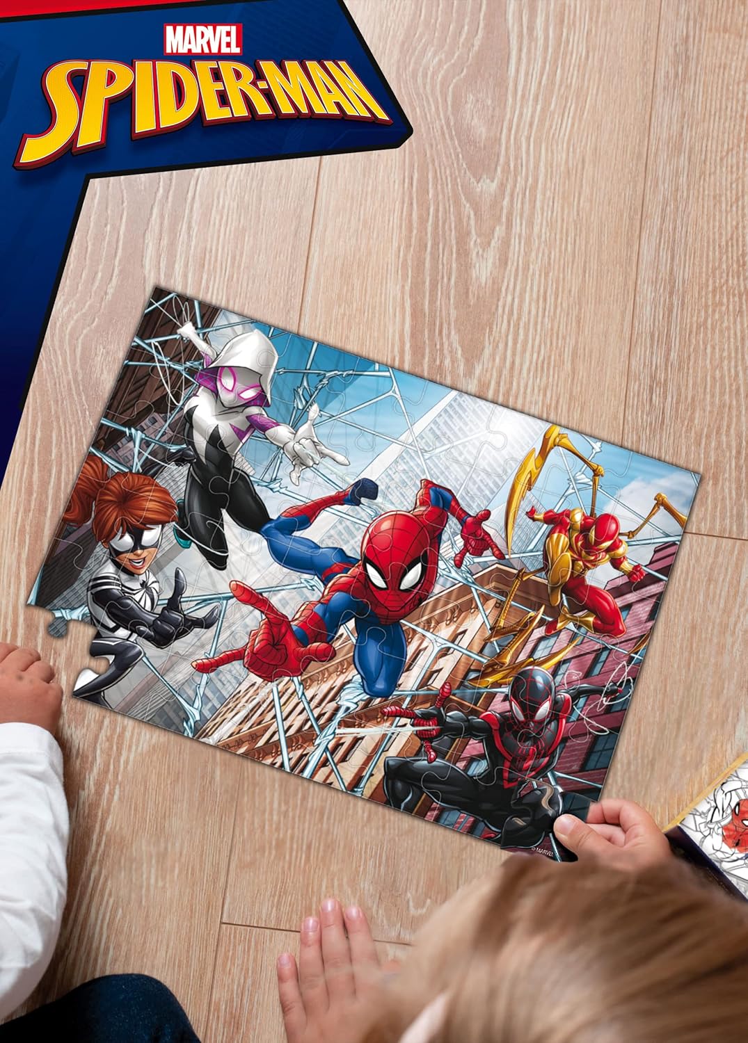 Liscianigiochi 99689 Lisciani Spiele Marvel Puzzle DF Plus 60 Spiderman