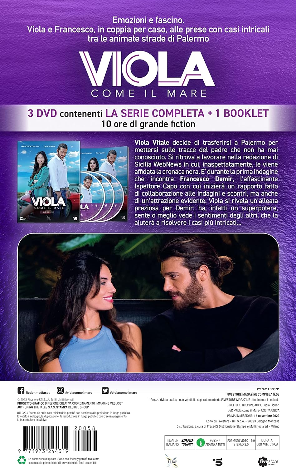 Viola Come Il Mare (3 Dvd) - (Italian Import)