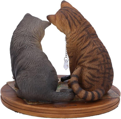 Nemesis Now Lisa Parker Purrlock Holmes, Brown, 10.5cm