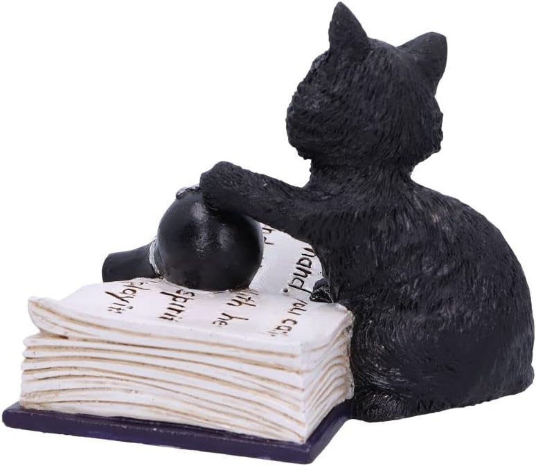 Nemesis Now Mischievous Feline Cat Figurine, Black, 10.5cm