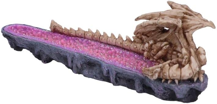 Skeletal Slumber Dragon Incense Burner 26.7Cm