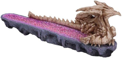 Skeletal Slumber Dragon Incense Burner 26.7Cm