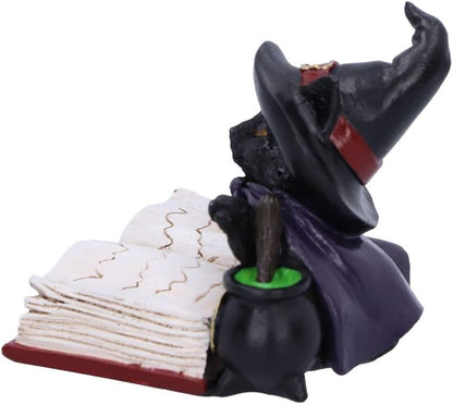 Nemesis Now Familiar's Brew Cat Figurine, Black, 8.5cm