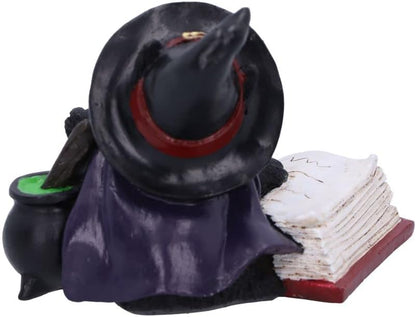 Nemesis Now Familiar's Brew Cat Figurine, Black, 8.5cm