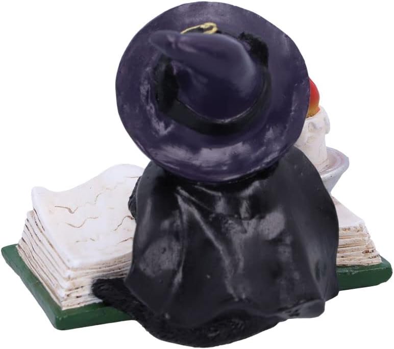 Nemesis Now Familiar's Spell Cat Figurine, Black, 8.5cm