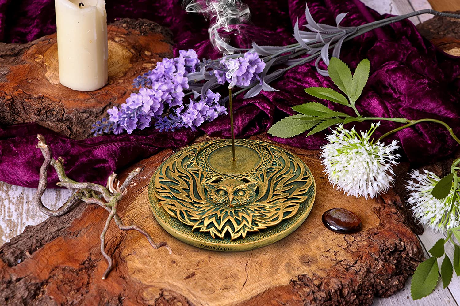 Wise Fragrance Owl Incense Burner 13.7Cm