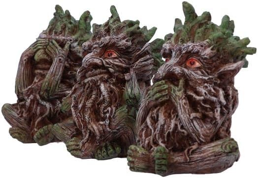 Nemesis Now Three Wise Ents Tree Spirit Figurines, Brown, 10cm