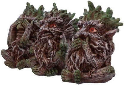 Nemesis Now Three Wise Ents Tree Spirit Figurines, Brown, 10cm