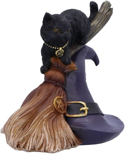 Nemesis Now Bewitched Cat Figurine, Multi Coloured, 13.3cm