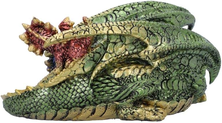 Nemesis Now Hatchling Horde Dragon Figurine, Green, 17.3cm