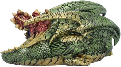 Nemesis Now Hatchling Horde Dragon Figurine, Green, 17.3cm