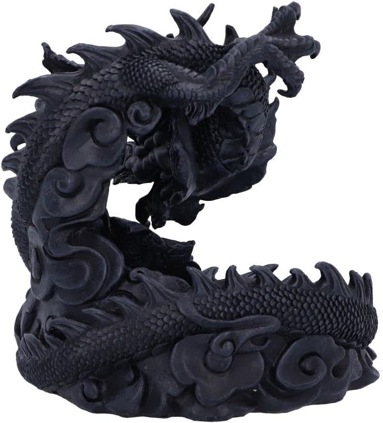 Heilong Asian Inspired Dragon Backflow Incense Burner 17.5Cm