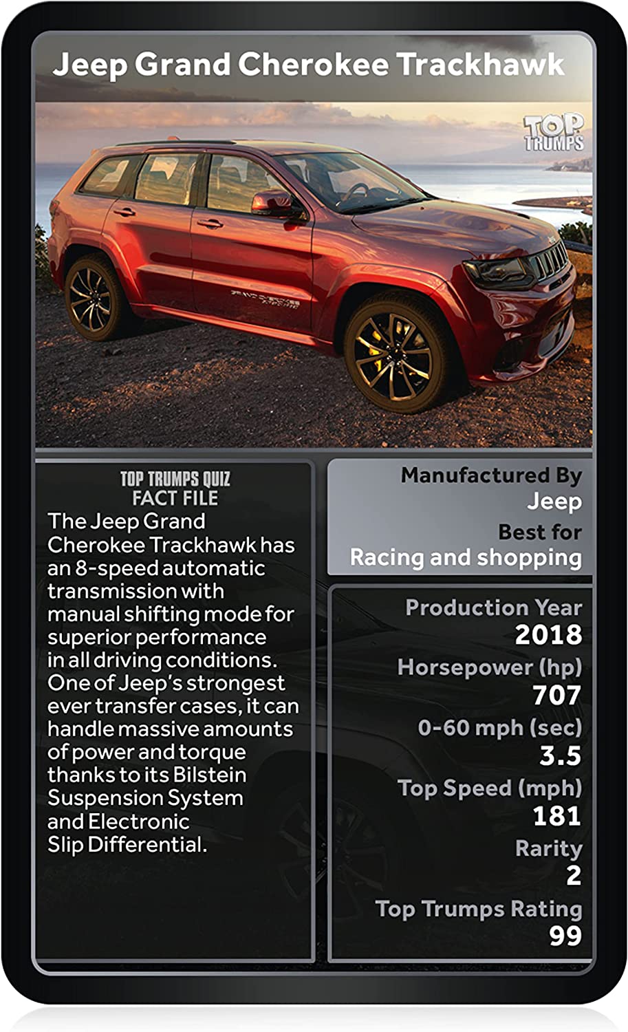 Top Trumps Classics Monster 4x4 Vehicles /Toys