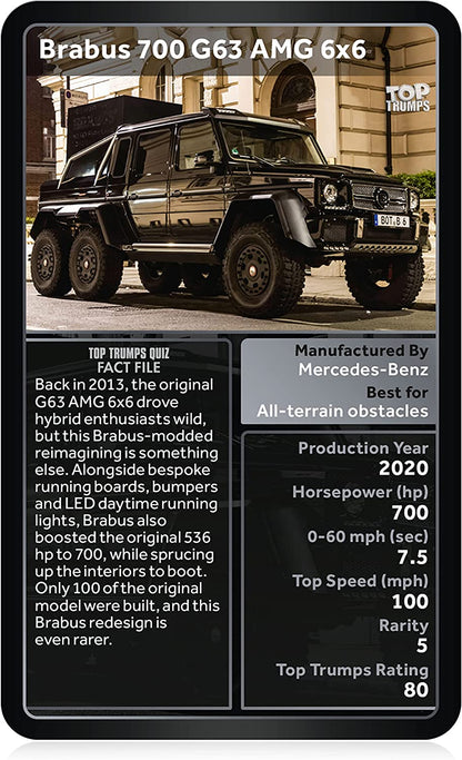 Top Trumps Classics Monster 4x4 Vehicles /Toys