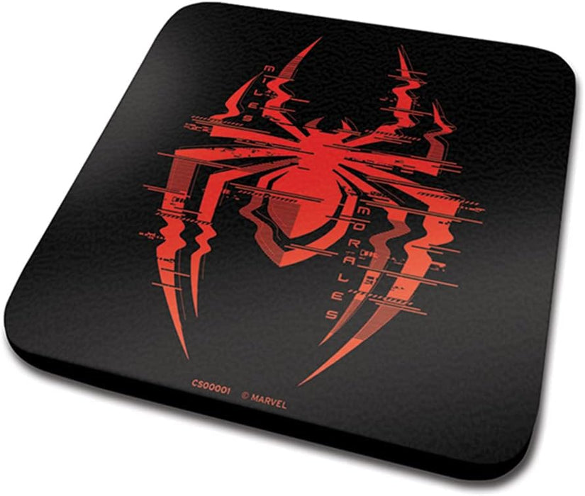 Pyramid International Spider-Man Web Glitch Miles Morales Mug Set (One Size) (Black/Red/White)