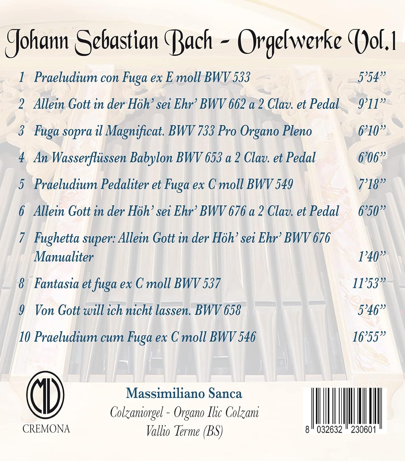 Orgelwerke, Vol. 1