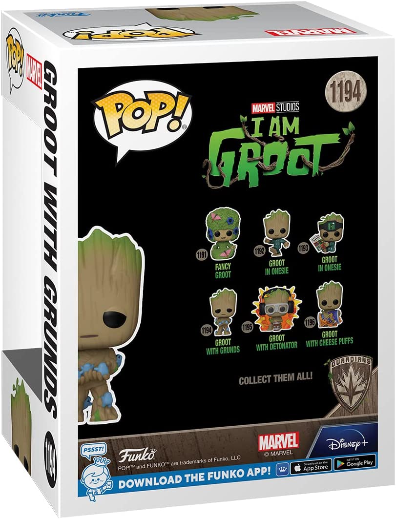 Funko POP! Marvel: Guardians Of The Galaxy - Groot With Grunds - Groot Shorts - Collectable Vinyl Figure - Gift Idea - Official Merchandise - Toys For Kids & Adults - TV Fans