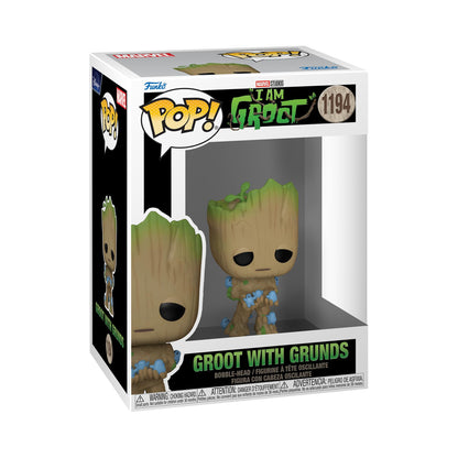 Funko POP! Marvel: Guardians Of The Galaxy - Groot With Grunds - Groot Shorts - Collectable Vinyl Figure - Gift Idea - Official Merchandise - Toys For Kids & Adults - TV Fans
