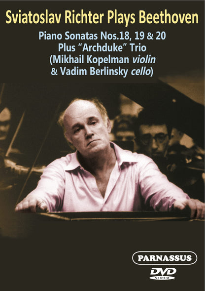 Richter plays Beethoven ,Piano Sonatas Nos. 18, 19, and 20,“Archduke” Trio