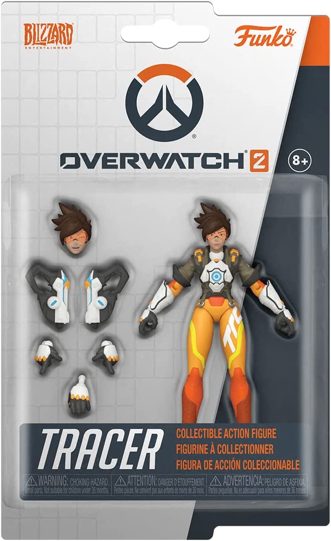 Funko Action Figure: OW 2- Tracer 3.75'' - Overwatch - Collectable Toy - Gift Idea - Official Merchandise - for Boys, Girls, Kids & Adults - Video Games Fans
