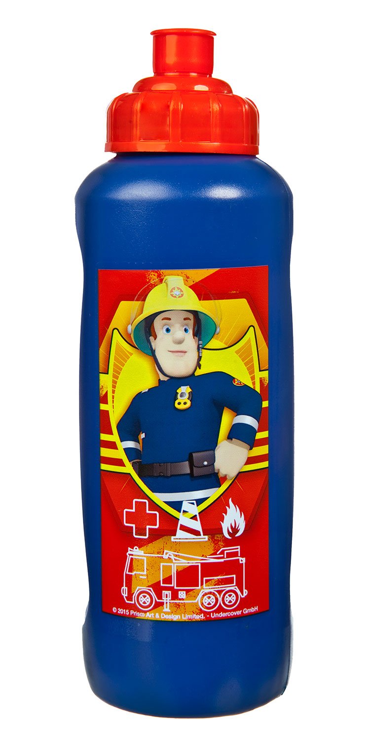 Scooli fsbt9911 - Sam the fireman's water bottle, 450 ml, color: Blue / Red