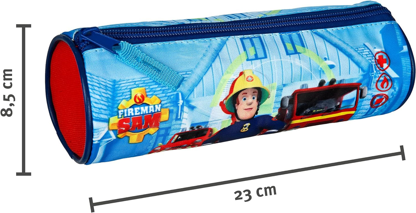 Undercover Fireman Sam Schlamperetui - Federmäppchen für die Schule - Stylisches Etui mit Fireman Sam Motiv - Schlampermäppchen für Teenager - ideal für den Schulanfang - Feuerwehrmann Fanartikel