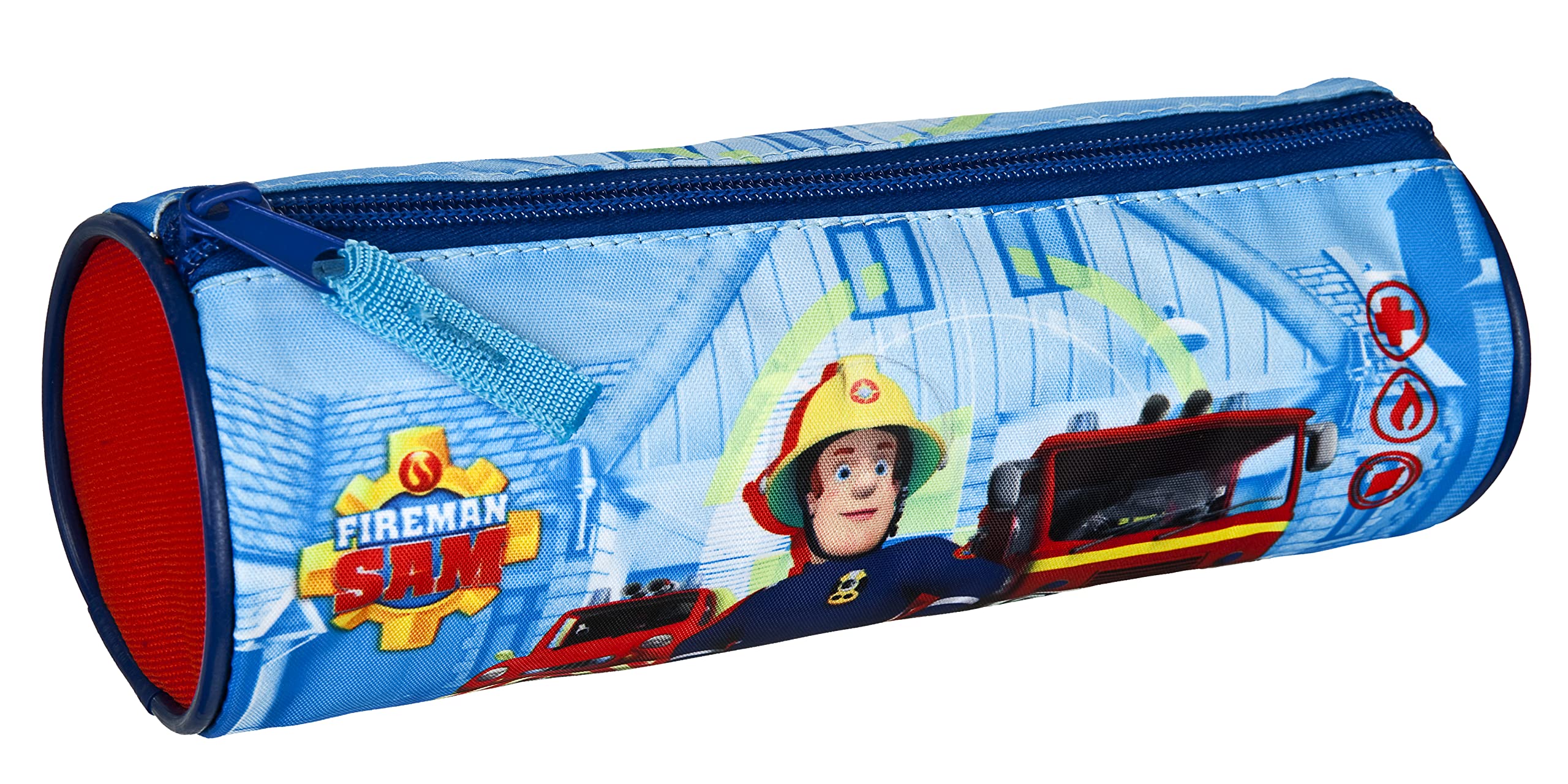 Undercover Fireman Sam Schlamperetui - Federmäppchen für die Schule - Stylisches Etui mit Fireman Sam Motiv - Schlampermäppchen für Teenager - ideal für den Schulanfang - Feuerwehrmann Fanartikel