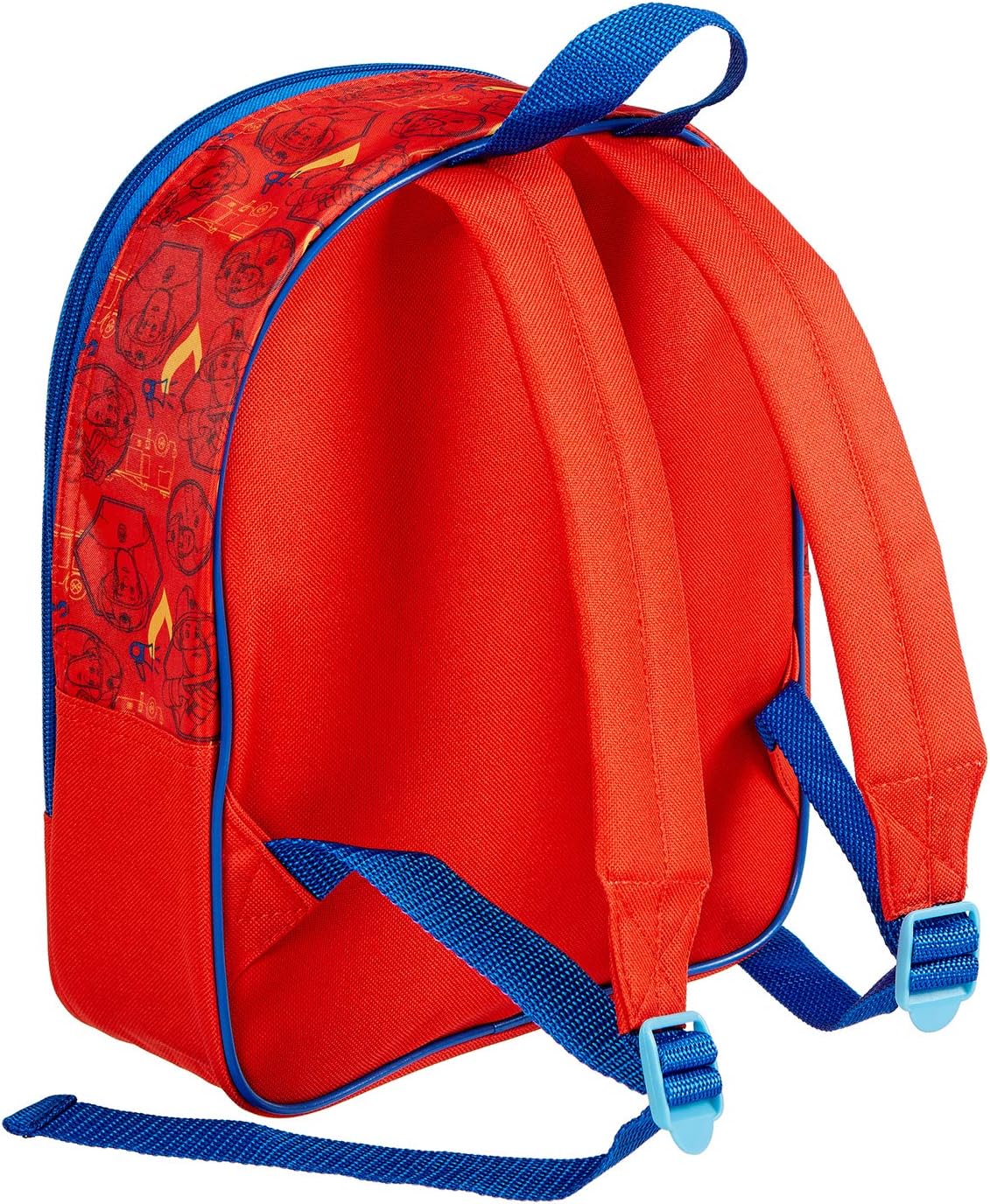 Undercover FSTU7601 Fireman Sam Backpack with Front Pocket and Padded Shoulder Straps Approx. 31 x 25 x 10 cm