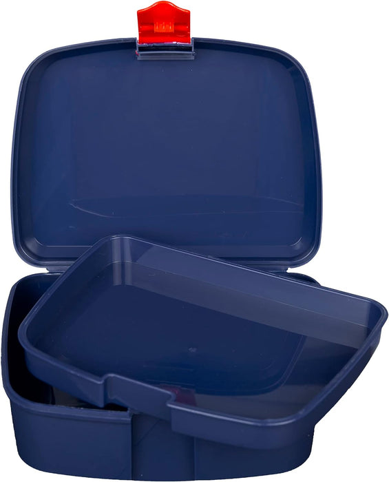 Scooli 6600009909 Lunch Box with Insert, Plastic, Multi-Colour