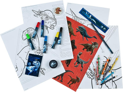 Undercover 1411JURP2255 Jurassic World Painting and Writing Tower, 35 Pieces, Multi-Coloured
