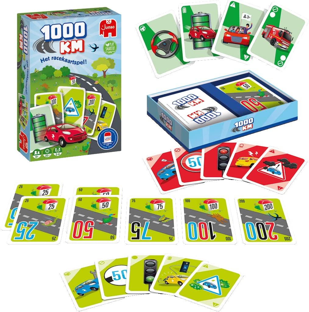 Jumbo - 1000 KM Kaartspel - Vanaf 6 jaar