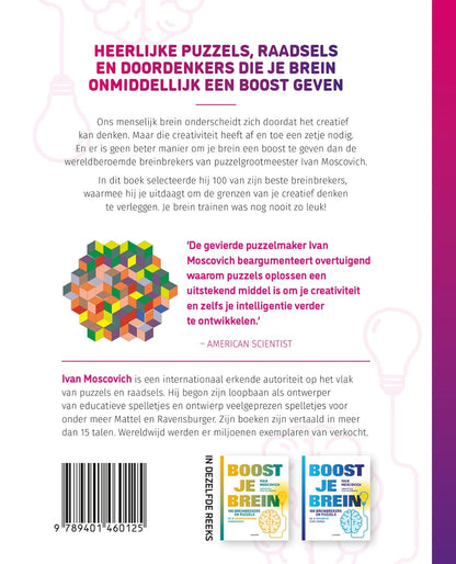 Boost je brein: 100 breinbrekers en puzzels die je creativiteit stimuleren