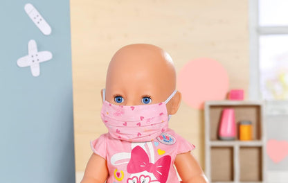 BABY born Erste-Hilfe-Set für 36 und 43 cm Puppen, 834091 Zapf Creation, Rosa
