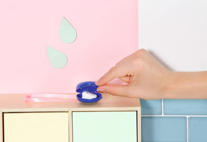 Baby born Bath Cuidado Personal 834282 - 8 accesorios para muñecas de hasta 43 cm - Incluye cepillo de dientes, toalla, biberones y más! - Edad: 3+ años