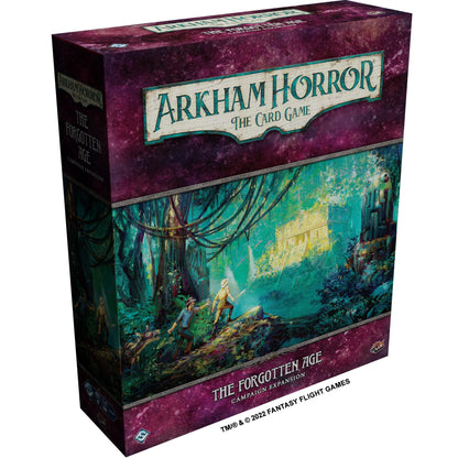 Fantasy Flight Games | The Forgotten Age Campaign Expansion: Arkham Horror the Card Game | Cooperative Mystery | Ages 14+ | 1-4 Players | 45 Minutes Playing Time