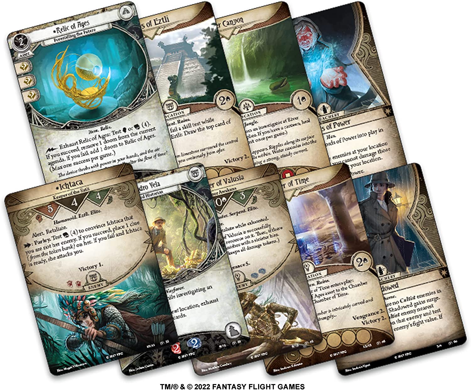 Fantasy Flight Games | The Forgotten Age Campaign Expansion: Arkham Horror the Card Game | Cooperative Mystery | Ages 14+ | 1-4 Players | 45 Minutes Playing Time