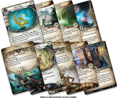 Fantasy Flight Games | The Forgotten Age Campaign Expansion: Arkham Horror the Card Game | Cooperative Mystery | Ages 14+ | 1-4 Players | 45 Minutes Playing Time