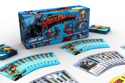 Super Powered Smash Masters: Core Set - Family-Friendly Card Game - Card Games for Adults, Teens, and Kids by Dark Unicorn Games, LLC