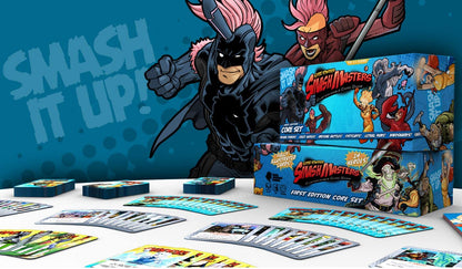 Super Powered Smash Masters: Core Set - Family-Friendly Card Game - Card Games for Adults, Teens, and Kids by Dark Unicorn Games, LLC
