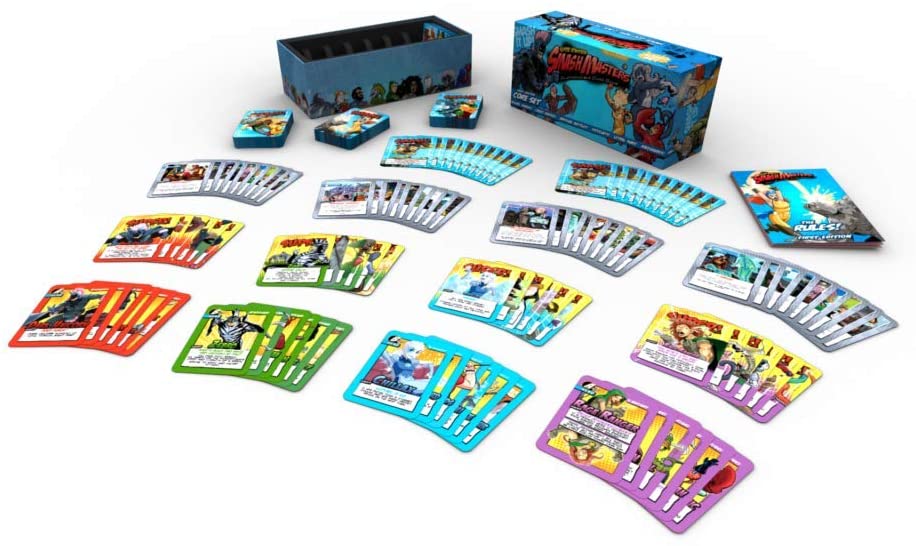 Super Powered Smash Masters: Core Set - Family-Friendly Card Game - Card Games for Adults, Teens, and Kids by Dark Unicorn Games, LLC