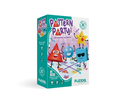 FlexiQ | Pattern Party | Board Game | Ages 5+ | 2-4 Players | 20 Minutes Playing Time