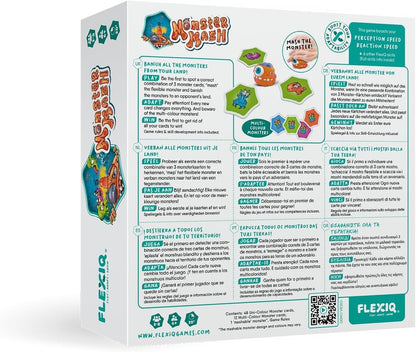FlexiQ | Monster Mash | Card Game | Ages 6+ | 2-8 Players | 20 Minutes Playing Time